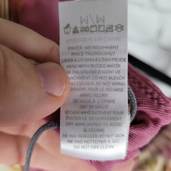 EVERYDAY SUNDAY | Sunset Mist floral one piece surplice highcut bathing swimsuit - Picture 6 of 8